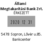 Printer Q 30 Dátumbélyegző