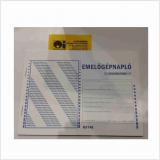 Emelőgépnapló K0748 25 lapos