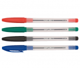 Spoko kupakos golyóstoll - eldobható-KÉK